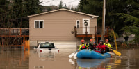 Atmospheric river brings rain and flooding to the Pacific Northwest