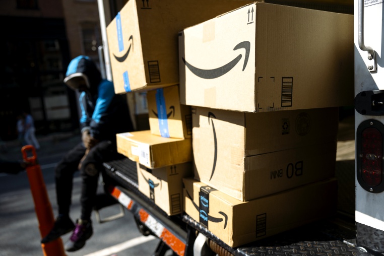 Amazon Deliveries Ahead Of Earnings Figures