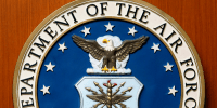 he logo of the Department of the U.S. Air Force.